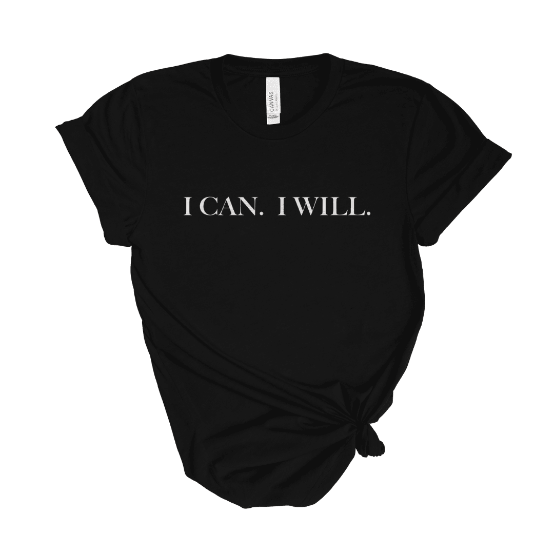 Janee Michal I Can I Will Affirmation T Shirts S