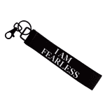 i am fearless keychain wristlet