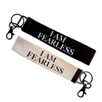 i am fearless keychain wristlet