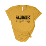 allergic t shirt