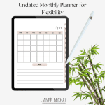 anxiety journal and planner