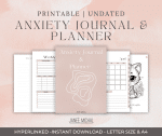 Anxiety journal and planner