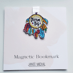 dream big dream catcher magnetic bookmark