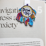 dream big dream catcher magnetic bookmark