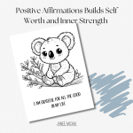 Anxiety Affirmations Coloring Book