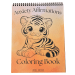 anxiety affirmations coloring book