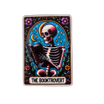 the booktrovert tarot sticker